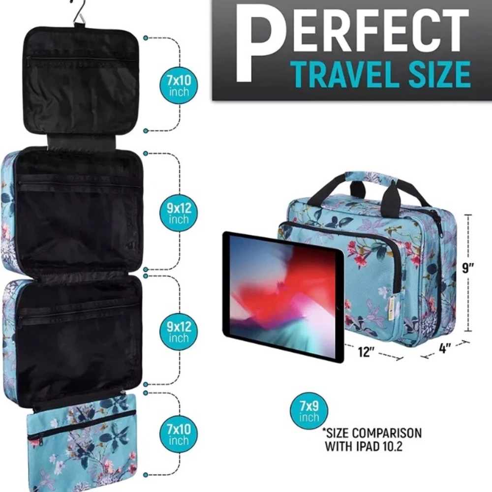 Hanging/travel Cosmetic & Toiletry bags- pick ur color! - Picture 2 of 5